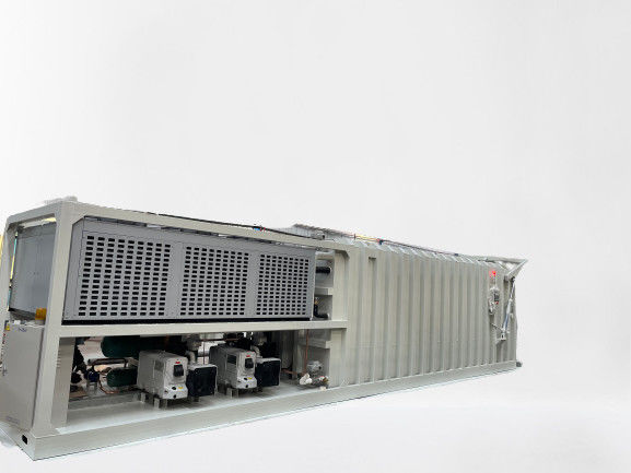 Doppelt-Kammer-Vakuumkühlvorrichtung 3tons PLC-98KW fahren 6 Paletten rad 1